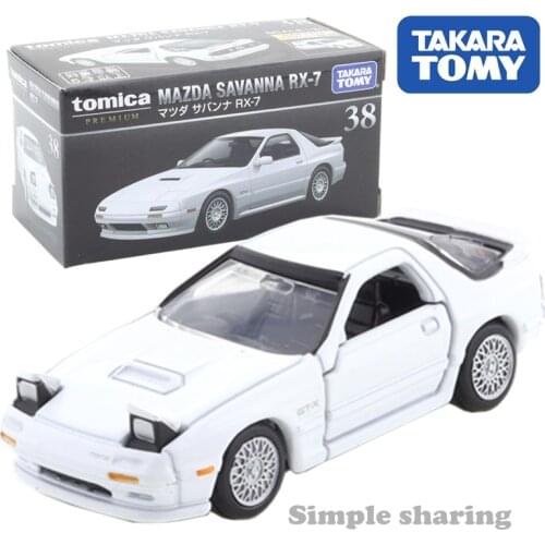 Takara Tomy Tomica Premium No. 38 Mazda Savanna RX-7 Scale 1/61 Car Hot Pop Kids Toys Motor Vehicle Diecast Metal Model