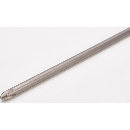 Utoolmart 3pcs 3PH1 5PH1 5PH2 6PH2 S2 Round Shank Phillips Screwdriver Bits 150/200/300mm Length 5/6mm Shank Dia Magnetic Bits