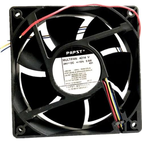 4214/12 DC Cooling Fan 24v 0.18（A） 6months Warranty This is 3wire Leading Out