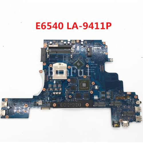 High quality For E6540 Laptop Motherboard VALA0 LA-9411P 100% full Tested