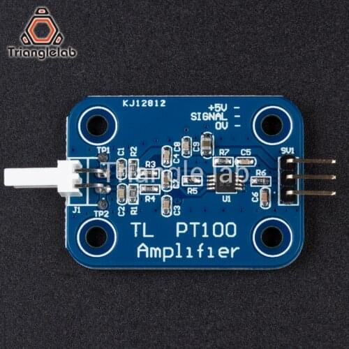 Trianglelab 3d printer part PT100 Amplifier Board for higher temperatures for E3D V6 HOTEND 2017 PT100 sensor free shipping