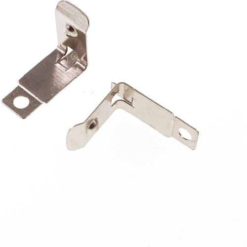 100pcs Suface Mount Battery Clip AA CR2 A Spring Steel Cross Part 57 Contact Tin Nickel Plated SMT Board