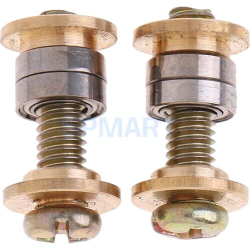 2Pcs Metal Gold Bearing Screws for 1:16 Heng Long RC Tank Spare Parts