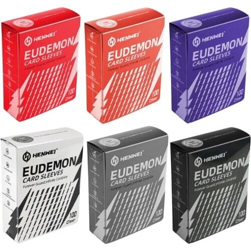 2020 100pcs Colorful Card Sleeves Magic Board Game Trading Cards Protector CCG MTG Cards Container Collection Box