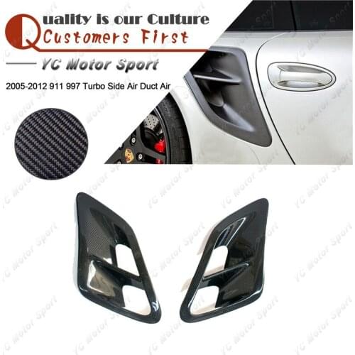 Car Accessories Carbon Fiber Air Duct Cover Fit For 2005-2012 911 997 Turbo Side Air Duct Air Intake Rear Inlet