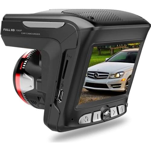 3 In 1 Russian Voice Car Anti Radar Detector Laser DVR Camera HD 1080P Built-in GPS Logger Alarm System Digital Video Recorder