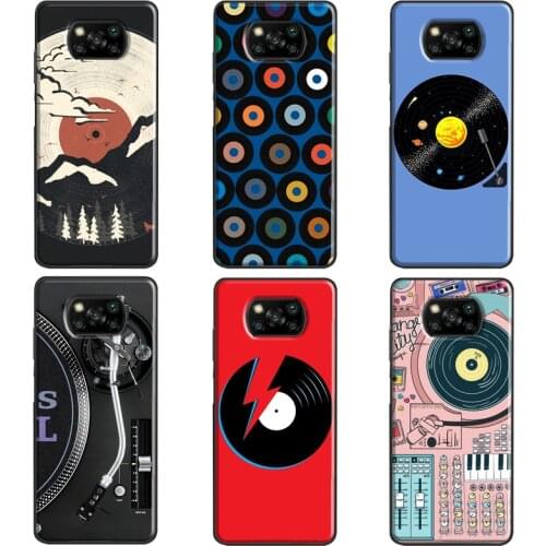 Vinyl Record Retro For Xiaomi Mi 11 Ultra Mi Note 10 Lite Mi 10T Pro Case For POCO X3 Pro F2 F3 M3 Pro Cover