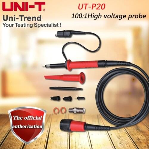 UNI-T UT-P20 100: 1 High voltage probe, Oscilloscope High Pressure Probe 250MHz 1500V