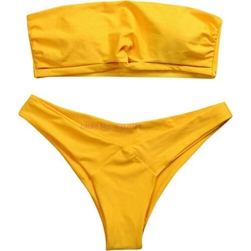 By dhl or ems 100pcs hot Push Up Bandeau Brazilian Biquini Swimsuits Swimwear Women Sexy Bikinis Set Summer Beach Bathing Suits