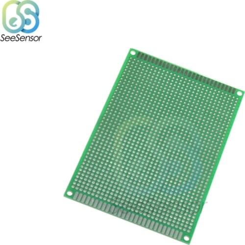 Double Side Prototype PCB 8x12cm Universal Printed Circuit Board Protoboard Experimental Development Plate For Arduino 80x120mm