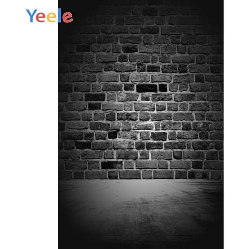 Grunge Dark Brick Wall Floor Baby Child Portrait Photo Background Customized Pet Doll Photographic Backdrops For Photo Studio