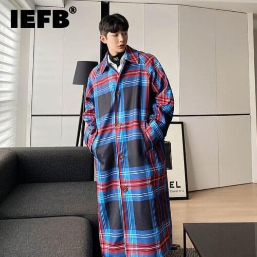 IEFB Men's Trench Coats