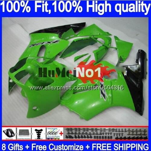 Injection For KAWASAKI ZX 12R 1200CC ZX12R 02 03 04 05 06 86MC.86 Factor green ZX1200 CC ZX-12R 2002 2003 2004 2005 2006 Fairing