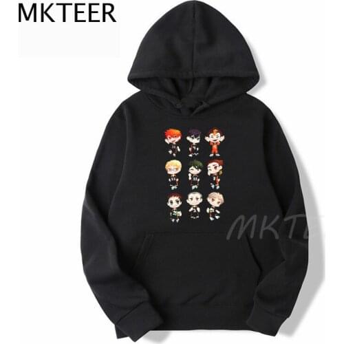 Hot Cartoon Haikyuu Hoodies Men Funny Japanese Anime Streetwear Harajuku Karasuno Fly High Graphic Sweatshirts Unisex Tops Male