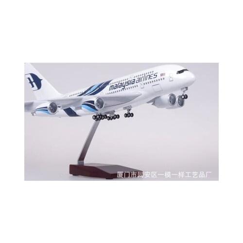 1/160 Malaysia Airlines Malaysia Airlines Airbus A380 civil airliner aircraft model simulation model collection