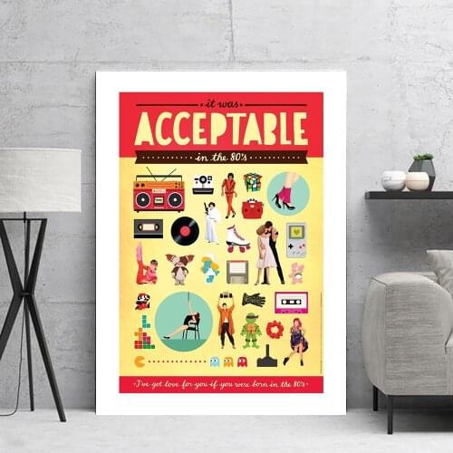 Retro Acceptable Latin Dance Handsome Poster Prints Childhood Games Wall Art Canvas Picture Old Fashioned Radio Painting Decor