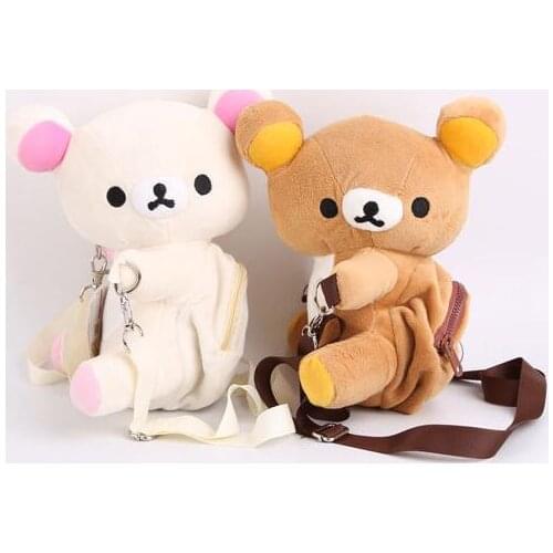 Easy bear Cartoon Messenger bag Plush Backpack Children Satchel