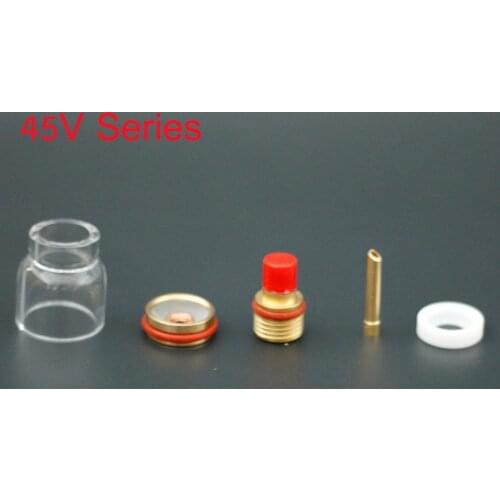 45V Series 45VNQ Series 13NQ Series Pyrex Kit For WP9 / wp20 Tig Welding Torch