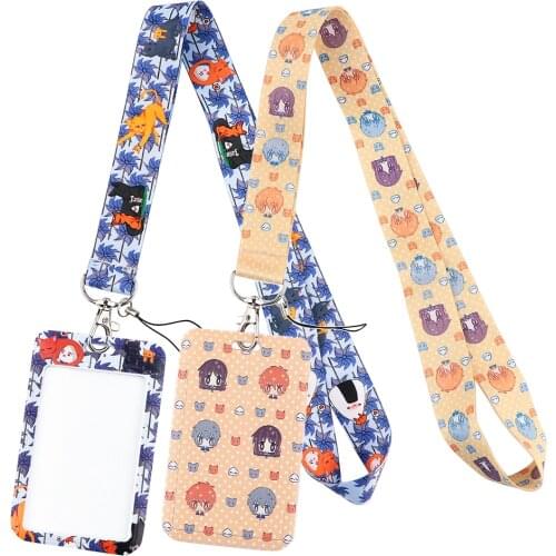 DZ2312 Japanese Anime FRUITS BASKET Lanyard for Key Neck Strap lanyards id badge holder Key Chain Key Holder Rope Accessories
