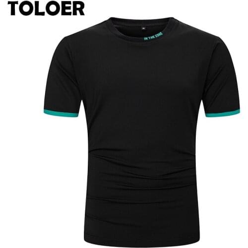 TOLOER Men's Plain T-shirts