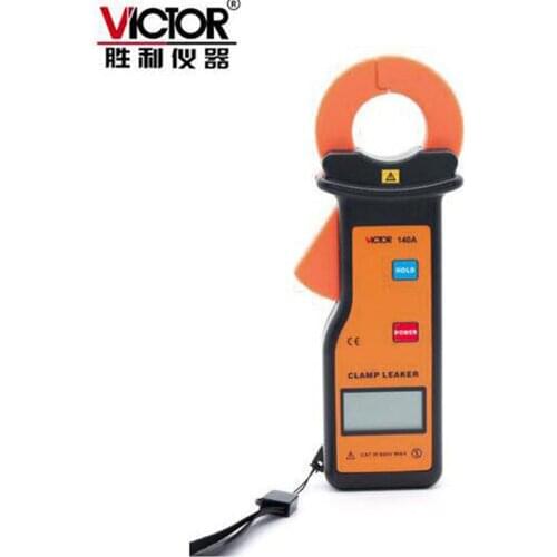 VICTOR 140A VC140A High-Precision Clamp Leakage Current Meter Clamp Meter Type Leakage Non-contact Grounding Resistance Circuit