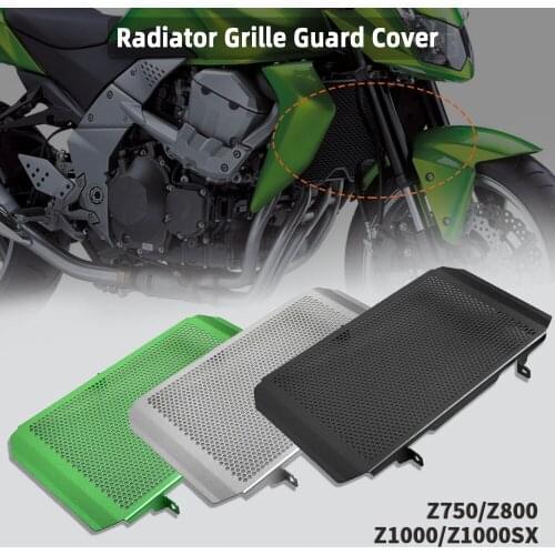 For KAWASAKI Z750 Z800 z800e Z1000 Z1000SX NINJA1000 Motorcycle Radiator Grille Cover Guard Stainless Steel Protection Protetor