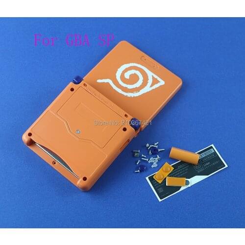 1set/lot Replacement For GBA SP Shell For Game Boy Advance SP pattern Housing shell Case cover with full button set