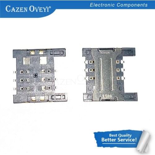 10pcs/lot SIM KLB 07 1.5H card connector copper terminal LCP high temperature resistance In Stock