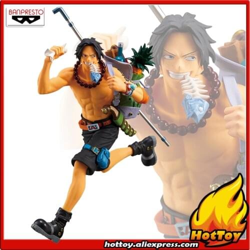 100% Original Banpresto Mania Produce Collection Figure - Portgas D. Ace from "ONE PIECE"