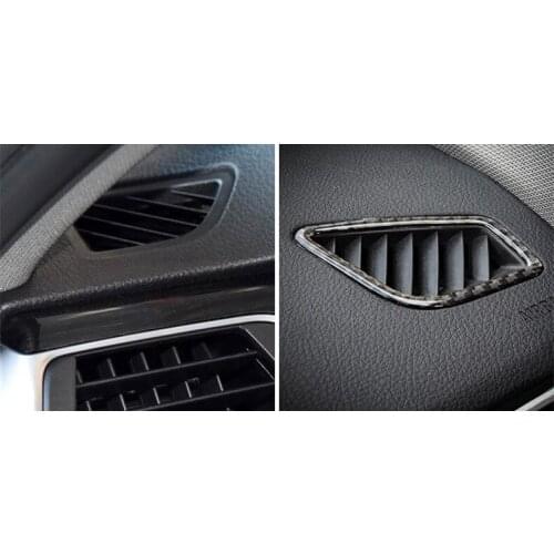 2pcs Car dashboard air conditioning outlet decorative stickers For BMW 3 series
