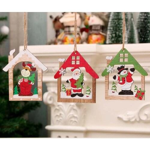 AFYPRTY Wooden Christmas Decorations