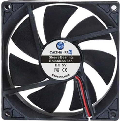 Dual Sleeve Bearing 90MM 9cm 9025 9225 CPU Fan 90x90x25mm DC 5V 12V 24V Computer Case Cooling Fan 2pin