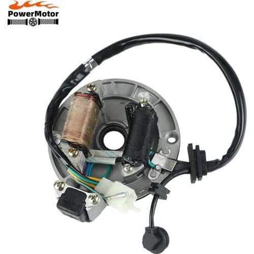 Motorcycles Stator Coil AC Ignition Magneto For Lifan LF 50cc 110cc 125cc Horizontal Kick Starter Engines Dirt Pit Bikes