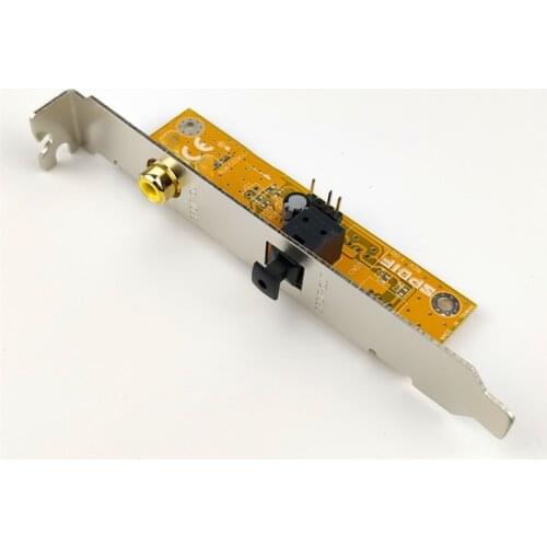 SPDIF OUT fiber coaxial daughter card baffle DAC decoding for computer motherboard VOD