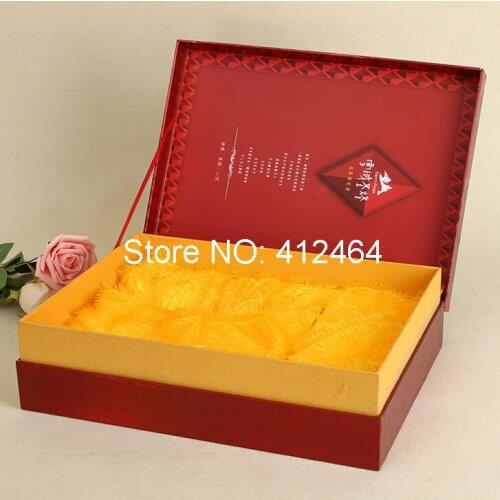 Pretty And Colorful Red color velvet material packaging box ( GF-171)