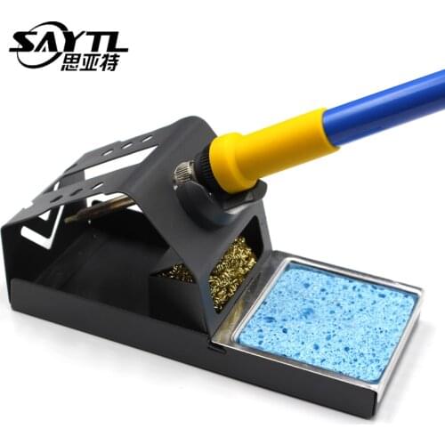 Metal Base Soldering Iron Bracket Stand Holder Support Station For hakko 936 863 8586 BGA Rework Solder Station Welding Tools