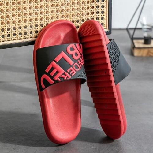 Mens slippers home bathroom bath soft-soled couple home slippers mens slippers shoes man women shoes