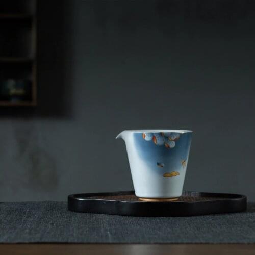 Azure Ruihe Fair Mug Fair Cup Style Porcelain Kung Fu Tea Set Large Tea Pitcher Tea Pot Tea Infusers Chahai Tea Accessories