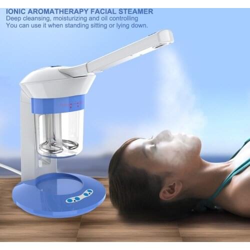 Facial Steamer Ionic Spraying Machine Aroma Hot Steamer Mist Ozone Sprayer Humidifier 360 Thermal Spray for Spa Use US Plug