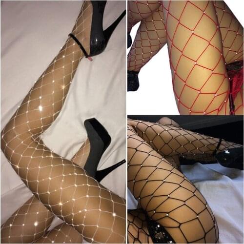 Casual Style Stocking 2017 Hot Sexy Women Ladies Black Big Mesh Fishnet Net Pattern Pantyhose Stocking