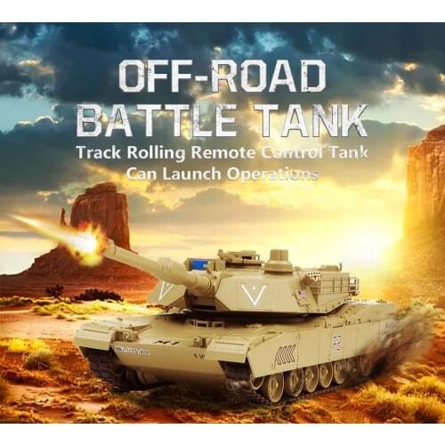 RC Battle Tank Military War Heavy Large Interactive Remote Control Toy Car with Shoot Bullets Model Electronic Boy Toys children