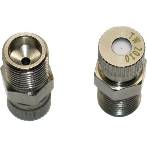 Agriculture Fog Mist Nozzle 0.1-0.6mm Atomization Nozzle Gardening Water Cooling Thread Spray Sprinkler 30 Pcs