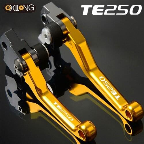 CNC Motorcycle DirtBike Handlebar Motocross dirt bike Pivot Handle Brake Clutch Levers FOR HUSQVARNA TE250 2014 2015 2016