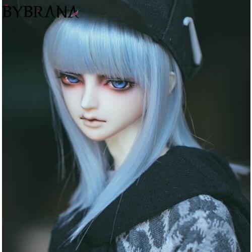Bybrana Bjd Doll 1/3 1/4 1/6 1/8 High Temperature Silk Bangs Shawl Hair