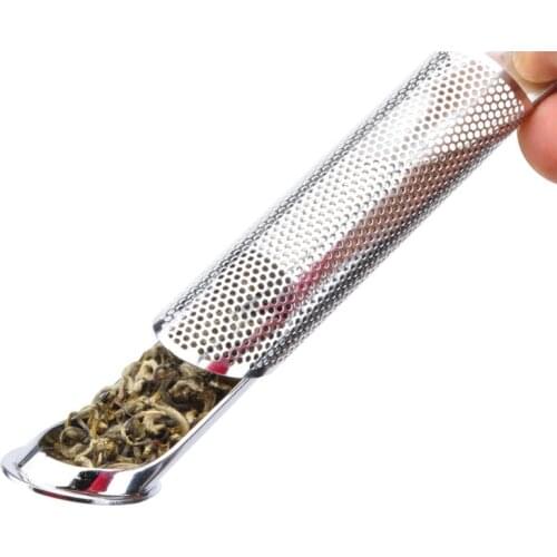 Stainless Steel Tea Infuser Creative Pipe Design Metal Tea Strainer for Mug Fancy Filter for Puer Tea Herb Tea Tools Accessories