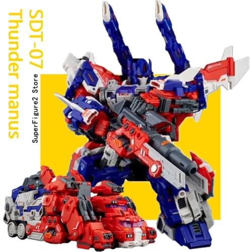 Transformation Action Figure Robot Master Made SDT-07 Thunder manus God Ginrai w/ Apex Armor Deluxe Ver Gift Toy Model