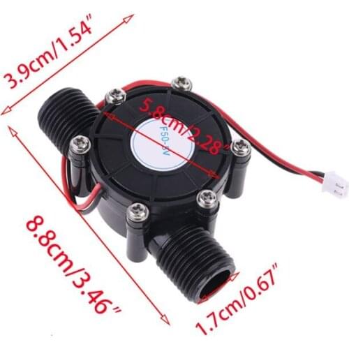 Y5GD Mini 80V/5V/12V 10W Micro Water Turbine Generator for Charging Tools Supplies