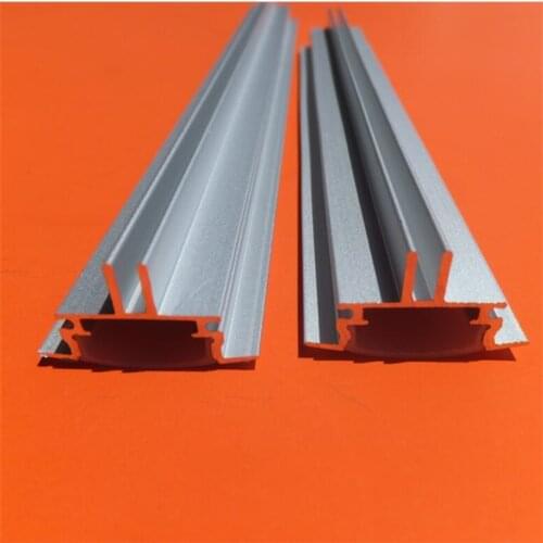 YANGMIN Free Shipping For Strip Light 2000MM Length 6063 Extruded Heatsink U Shape Led Aluminum Profile with cover and end caps