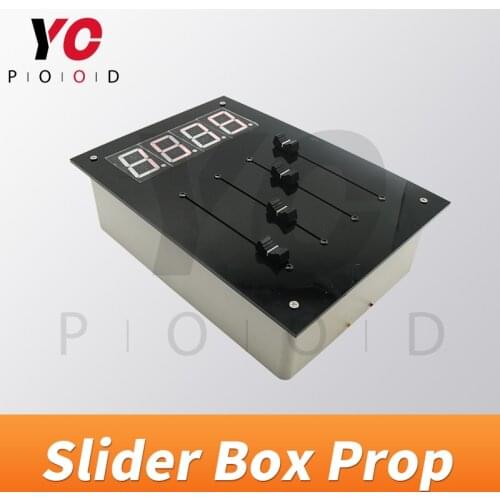 YOPOOD Slider Box escape room props adjust all 4 sliders to right position to unlock show digits real life takagism game