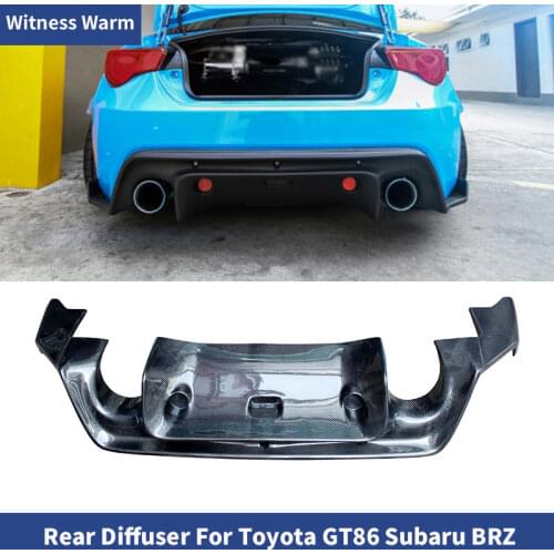 Carbon Fiber FRP car rear diffuser lip spoiler for Subaru BRZ/Toyota GT86 Rear Bumper Splitter 2013 2014 2015 2016 2017
